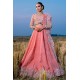 Deep Coral Wisteria Lehenga Deep Coral Wisteria Lehenga
