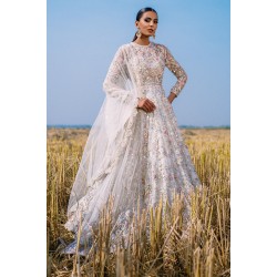 Off White Wisteria Pishwas