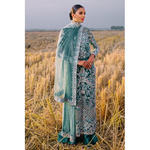 Teal Wisteria Party Wear