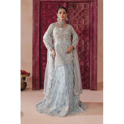 Light Blue Wisteria Sharara Light Blue Wisteria Sharara
