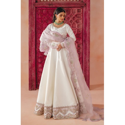 White Wisteria Lehenga