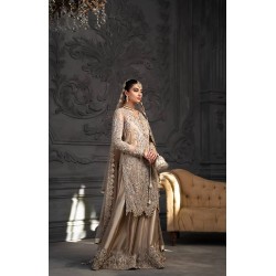Sultry Beige Marigold Sharara Sultry Beige Marigold Sharara