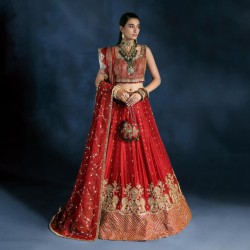 Carnelian Marigold Lehenga Choli