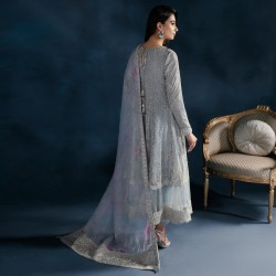 Ice Gray Marigold Pishwas Ice Gray Marigold Pishwas