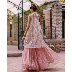 Cherry Blossom Pink Coco Gharara Cherry Blossom Pink Coco Gharara