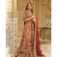 Fire Engine Red Lily Lehenga