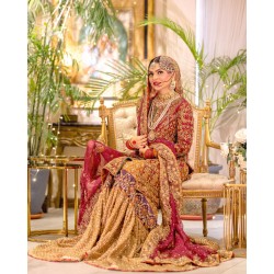 Light Ochre Lily Gharara Light Ochre Lily Gharara