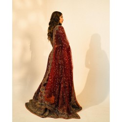 Ruby Wine Lily Lehenga Choli Ruby Wine Lily Lehenga Choli