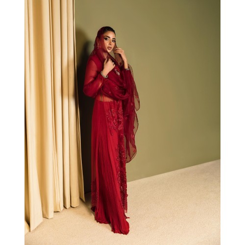 Rojo Spanish Red Balsam Sharara Rojo Spanish Red Balsam Sharara