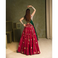 Crayola Maroon Balsam Lehenga