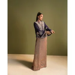 Russian Violet Balsam Jacket and Kaftan