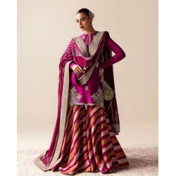 Multi Color Balsam Sharara