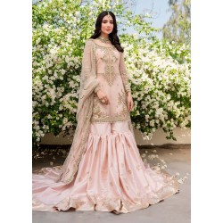 Rose Gold Snowflake Gharara