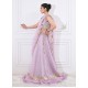 Brilliant Lavender Flora Lehenga Choli