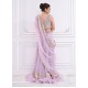 Brilliant Lavender Flora Lehenga Choli