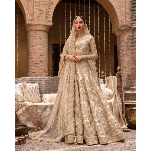 Champagne Blue Forsythia Lehenga Choli