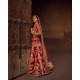 Rich Carmine Forsythia Lehenga Choli