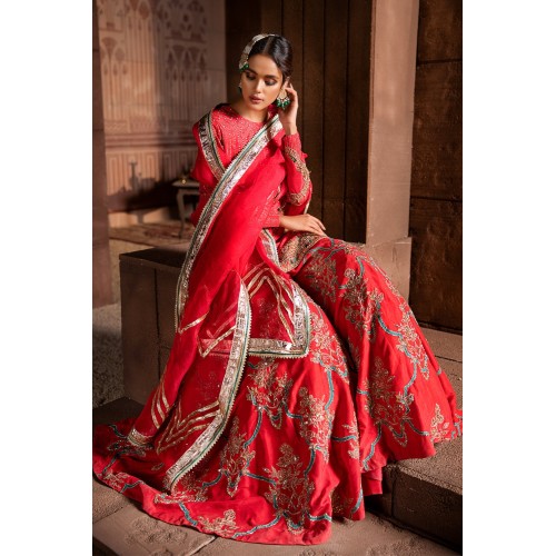 Coral Red Nerine Sharara