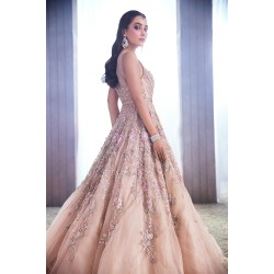 Light Peach Nerine Gown