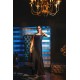 Dark Gunmetal Nerine Bootcut Trousers Suit
