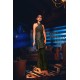 Dark Green Nerine Halter Neck Shirt and Trousers