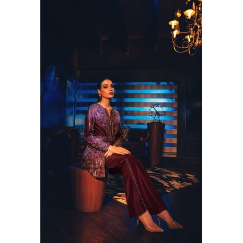 Dark Scarlet Nerine Jacket