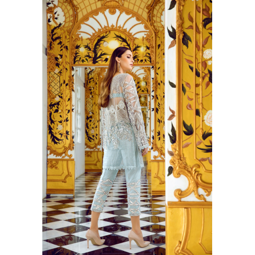 Light Blue Nerine Party Wear Light Blue Nerine Party Wear