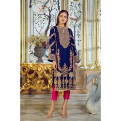 Dark Royal Blue Nerine Party Wear