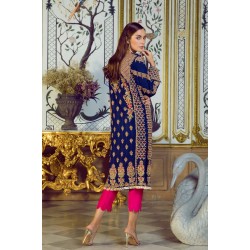 Dark Royal Blue Nerine Party Wear Dark Royal Blue Nerine Party Wear