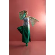 Blue Green Nerine Ombre Trousers Suit