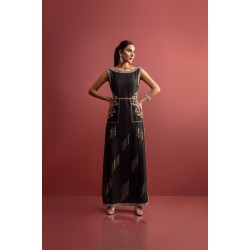 Black Nerine Party Wear
