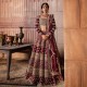 Chocolate Cosmos Nerine Lehenga Choli