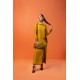 Mustard Nerine Side Open Long Shirt Mustard Nerine Side Open Long Shirt