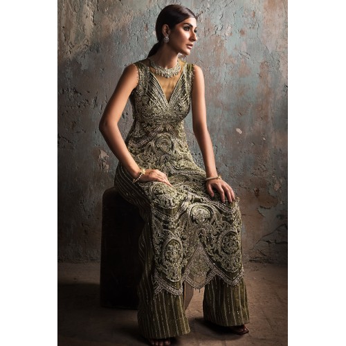 Spanish Bistre Nerine Trousers Suit Spanish Bistre Nerine Trousers Suit