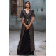 Black Nerine Long Shirt and Skirt