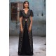 Black Nerine Long Shirt and Skirt