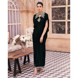 Dark Jungle Green Azalea Kaftan