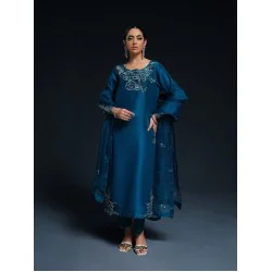 Indigo Dye Azalea Party Wear