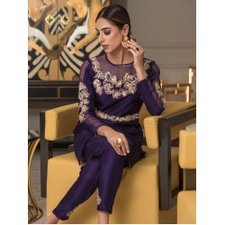 Russian Violet Azalea Party Wear