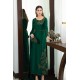 Bottle Green Azalea Party Wear