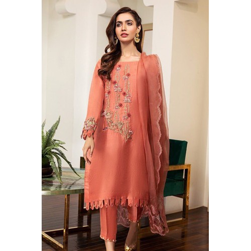 Burnt Sienna Azalea Party Wear Burnt Sienna Azalea Party Wear