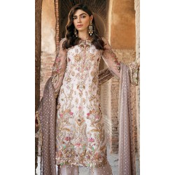 Floral White Nemesia Shirt and Izaar