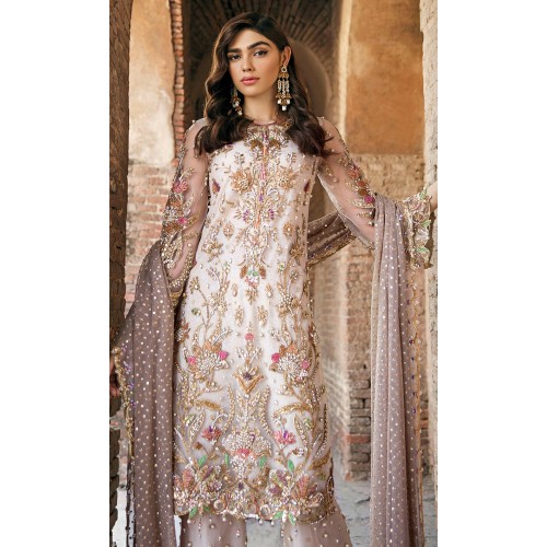 Floral White Nemesia Shirt and Izaar Floral White Nemesia Shirt and Izaar