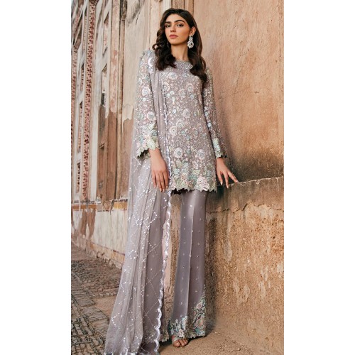 Pale Silver Nemesia Party Wear Pale Silver Nemesia Party Wear