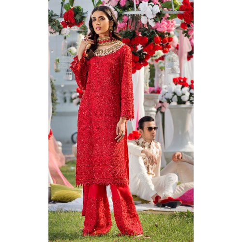 Pigment Red Nemesia Party Wear