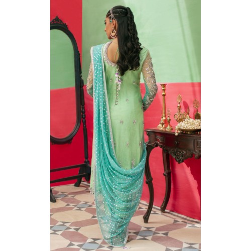 Celadon Nemesia Party Wear
