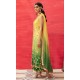 Golden Medow Ombre Nemesia Party Wear Golden Medow Ombre Nemesia Party Wear