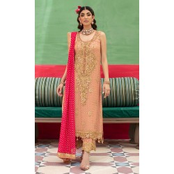Middle Red Nemesia Party Wear