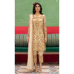 Dark Beige Nemesia Party Wear