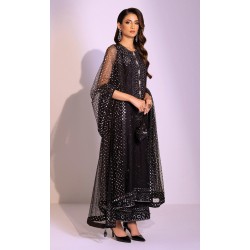 Black Nemesia Long Shirt and Izaar